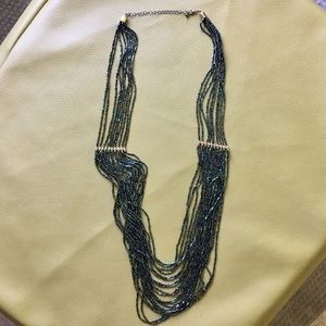 Multi-color Beaded Statement Necklace